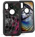 2x Decal style Skin Wrap Set compatible with Otterbox Defender iPhone X and Xs Case - Ex Machina (CASE NOT INCLUDED)