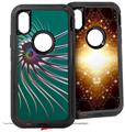 2x Decal style Skin Wrap Set compatible with Otterbox Defender iPhone X and Xs Case - Flagellum (CASE NOT INCLUDED)