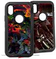 2x Decal style Skin Wrap Set compatible with Otterbox Defender iPhone X and Xs Case - 6D (CASE NOT INCLUDED)