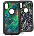 2x Decal style Skin Wrap Set compatible with Otterbox Defender iPhone X and Xs Case - Kelp Forest (CASE NOT INCLUDED)