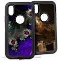 2x Decal style Skin Wrap Set compatible with Otterbox Defender iPhone X and Xs Case - Foamy (CASE NOT INCLUDED)