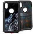 2x Decal style Skin Wrap Set compatible with Otterbox Defender iPhone X and Xs Case - Fossil (CASE NOT INCLUDED)