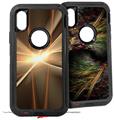 2x Decal style Skin Wrap Set compatible with Otterbox Defender iPhone X and Xs Case - 1973 (CASE NOT INCLUDED)