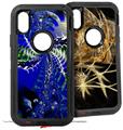 2x Decal style Skin Wrap Set compatible with Otterbox Defender iPhone X and Xs Case - Hyperspace Entry (CASE NOT INCLUDED)