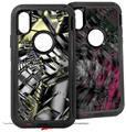 2x Decal style Skin Wrap Set compatible with Otterbox Defender iPhone X and Xs Case - Like Clockwork (CASE NOT INCLUDED)