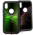 2x Decal style Skin Wrap Set compatible with Otterbox Defender iPhone X and Xs Case - Lighting (CASE NOT INCLUDED)