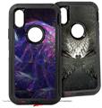 2x Decal style Skin Wrap Set compatible with Otterbox Defender iPhone X and Xs Case - Medusa (CASE NOT INCLUDED)