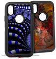 2x Decal style Skin Wrap Set compatible with Otterbox Defender iPhone X and Xs Case - Sheets (CASE NOT INCLUDED)