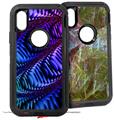 2x Decal style Skin Wrap Set compatible with Otterbox Defender iPhone X and Xs Case - Transmission (CASE NOT INCLUDED)
