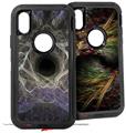 2x Decal style Skin Wrap Set compatible with Otterbox Defender iPhone X and Xs Case - Tunnel (CASE NOT INCLUDED)