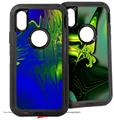 2x Decal style Skin Wrap Set compatible with Otterbox Defender iPhone X and Xs Case - Unbalanced (CASE NOT INCLUDED)