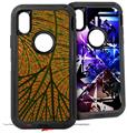 2x Decal style Skin Wrap Set compatible with Otterbox Defender iPhone X and Xs Case - Natural Order (CASE NOT INCLUDED)