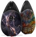 Skin Decal Wrap 2 Pack compatible with Suorin Drop Stormy VAPE NOT INCLUDED
