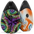 Skin Decal Wrap 2 Pack compatible with Suorin Drop Twist VAPE NOT INCLUDED