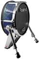 Skin Wrap works with Roland vDrum Shell KD-140 Kick Bass Drum Emerging (DRUM NOT INCLUDED)