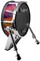 Skin Wrap works with Roland vDrum Shell KD-140 Kick Bass Drum Organic (DRUM NOT INCLUDED)