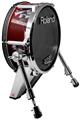 Skin Wrap works with Roland vDrum Shell KD-140 Kick Bass Drum Garden Patch (DRUM NOT INCLUDED)