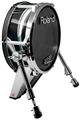 Skin Wrap works with Roland vDrum Shell KD-140 Kick Bass Drum Cs2 (DRUM NOT INCLUDED)