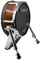 Skin Wrap works with Roland vDrum Shell KD-140 Kick Bass Drum Flaming Veil (DRUM NOT INCLUDED)