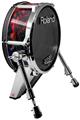 Skin Wrap works with Roland vDrum Shell KD-140 Kick Bass Drum 6D (DRUM NOT INCLUDED)