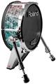 Skin Wrap works with Roland vDrum Shell KD-140 Kick Bass Drum Crystal (DRUM NOT INCLUDED)