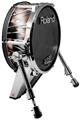 Skin Wrap works with Roland vDrum Shell KD-140 Kick Bass Drum Comic (DRUM NOT INCLUDED)