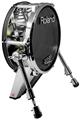 Skin Wrap works with Roland vDrum Shell KD-140 Kick Bass Drum Like Clockwork (DRUM NOT INCLUDED)
