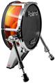 Skin Wrap works with Roland vDrum Shell KD-140 Kick Bass Drum Planetary (DRUM NOT INCLUDED)