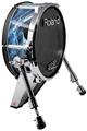 Skin Wrap works with Roland vDrum Shell KD-140 Kick Bass Drum Robot Spider Web (DRUM NOT INCLUDED)