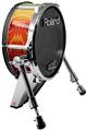 Skin Wrap works with Roland vDrum Shell KD-140 Kick Bass Drum Corona Burst (DRUM NOT INCLUDED)