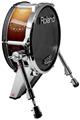 Skin Wrap works with Roland vDrum Shell KD-140 Kick Bass Drum Invasion (DRUM NOT INCLUDED)