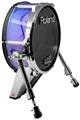 Skin Wrap works with Roland vDrum Shell KD-140 Kick Bass Drum Liquid Smoke (DRUM NOT INCLUDED)