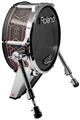 Skin Wrap works with Roland vDrum Shell KD-140 Kick Bass Drum Hexfold (DRUM NOT INCLUDED)