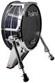 Skin Wrap works with Roland vDrum Shell KD-140 Kick Bass Drum Infinity Bars (DRUM NOT INCLUDED)