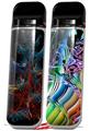 Skin Decal Wrap 2 Pack for Smok Novo v1 Crystal Tree VAPE NOT INCLUDED