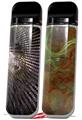 Skin Decal Wrap 2 Pack for Smok Novo v1 Hollow VAPE NOT INCLUDED