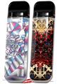 Skin Decal Wrap 2 Pack for Smok Novo v1 Paper Cut VAPE NOT INCLUDED