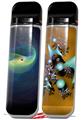 Skin Decal Wrap 2 Pack for Smok Novo v1 Orchid VAPE NOT INCLUDED