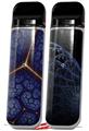 Skin Decal Wrap 2 Pack for Smok Novo v1 Linear Cosmos Blue VAPE NOT INCLUDED