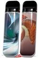 Skin Decal Wrap 2 Pack for Smok Novo v1 Icy VAPE NOT INCLUDED