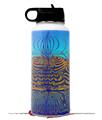 Skin Wrap Decal compatible with Hydro Flask Wide Mouth Bottle 32oz Dancing Lilies (BOTTLE NOT INCLUDED)