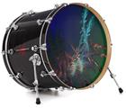 Vinyl Decal Skin Wrap for 22" Bass Kick Drum Head Amt - DRUM HEAD NOT INCLUDED