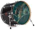 Vinyl Decal Skin Wrap for 22" Bass Kick Drum Head Bug - DRUM HEAD NOT INCLUDED
