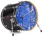 Vinyl Decal Skin Wrap for 22" Bass Kick Drum Head Tetris - DRUM HEAD NOT INCLUDED