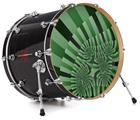 Vinyl Decal Skin Wrap for 22" Bass Kick Drum Head Camo - DRUM HEAD NOT INCLUDED