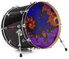 Vinyl Decal Skin Wrap for 22" Bass Kick Drum Head Classic - DRUM HEAD NOT INCLUDED