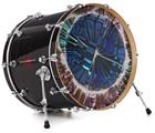Vinyl Decal Skin Wrap for 22" Bass Kick Drum Head Spherical Space - DRUM HEAD NOT INCLUDED