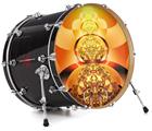 Vinyl Decal Skin Wrap for 22" Bass Kick Drum Head Into The Light - DRUM HEAD NOT INCLUDED