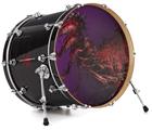 Vinyl Decal Skin Wrap for 22" Bass Kick Drum Head Insect - DRUM HEAD NOT INCLUDED