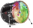 Vinyl Decal Skin Wrap for 22" Bass Kick Drum Head Learning - DRUM HEAD NOT INCLUDED